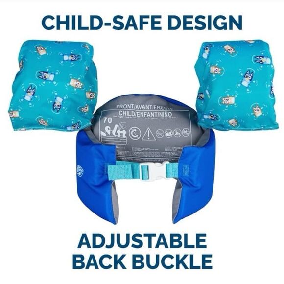 Swimways Bluey Swim Trainer Life Jacket - Picture 2 of 10